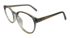 Transparent Violet & Brown Eyeglasses