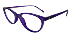 Violet Oval Eyeglasses