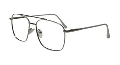 White and Silver Metal Eyeglasses