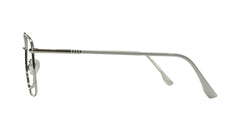 White and Silver Metal Eyeglasses