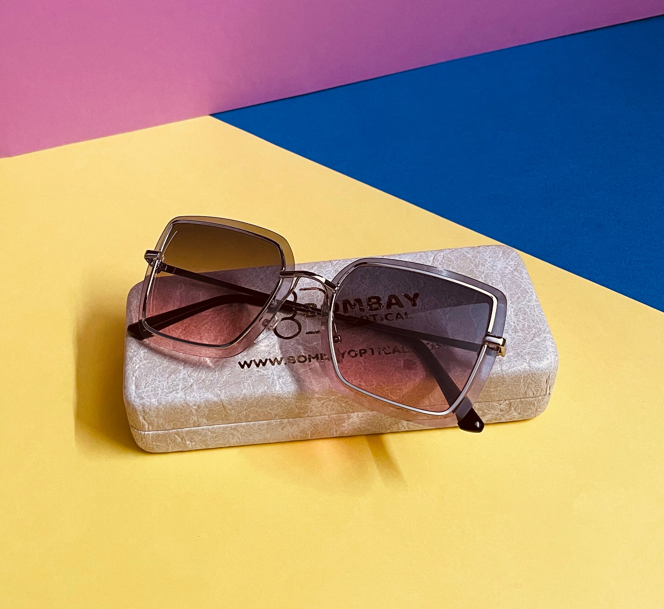 Silver Frame with Two Tone Lenses - Bombay Optical